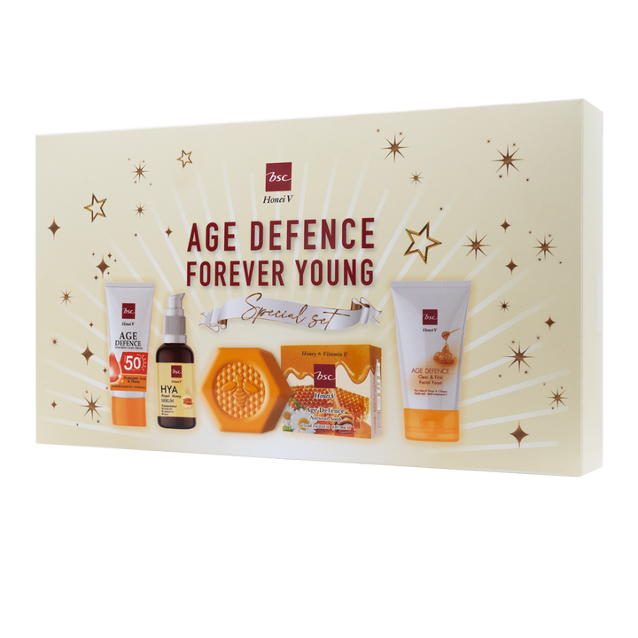 HONEI V BSC AGE DEFENCE FOREVER YOUNG SPECIAL SET ฮันนี่ วี บีเอสซี เอจ ดิเฟนซ์ ฟอร์เอเวอร์ ยัง สเปเชียล เซต 