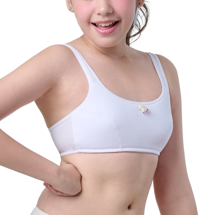 Wacoal Bloom Step 3 ชุดชั้นในสำหรับเด็ก เสื้อในเด็กลาย Plaifah.postcard รุ่น WB1Y13 Wacoal