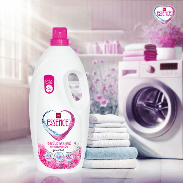 ESSENCE ผลิตภัณฑ์ซักผ้าเอสเซ้นซ์ กลิ่นฟลอรัล 1900 มล. (ยกลังบรรจุ 6 ขวด)