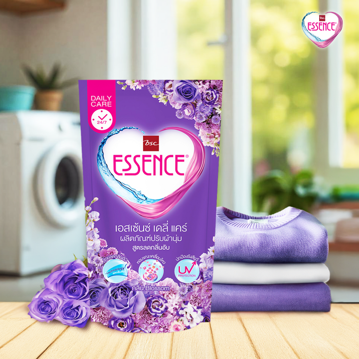 ESSENCE ผลิตภัณฑ์ปรับผ้านุ่ม เอสเซ้นซ์ เมจิคอล เซนท์ 600 มล. (1 ลัง บรรจุ 24 ถุง) ESSENCE