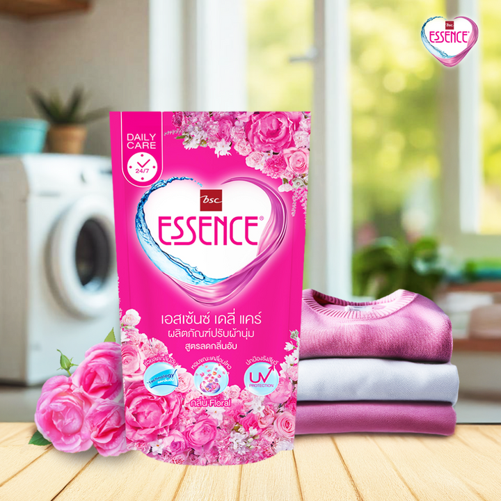 ESSENCE ผลิตภัณฑ์ปรับผ้านุ่ม เอสเซ้นซ์ เมจิคอล เซนท์ 600 มล. (1 ลัง บรรจุ 24 ถุง) ESSENCE
