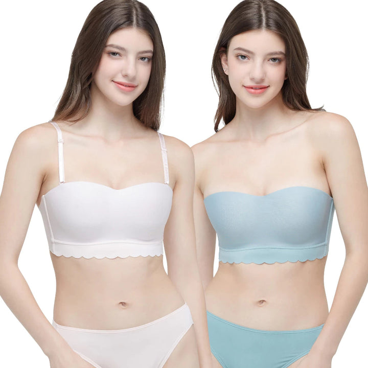 Wacoal Smart Size Bra บราเกาะอก ไร้โครง 1 Pack 2 pcs รุ่น WB3Y31/WB3231 Wacoal
