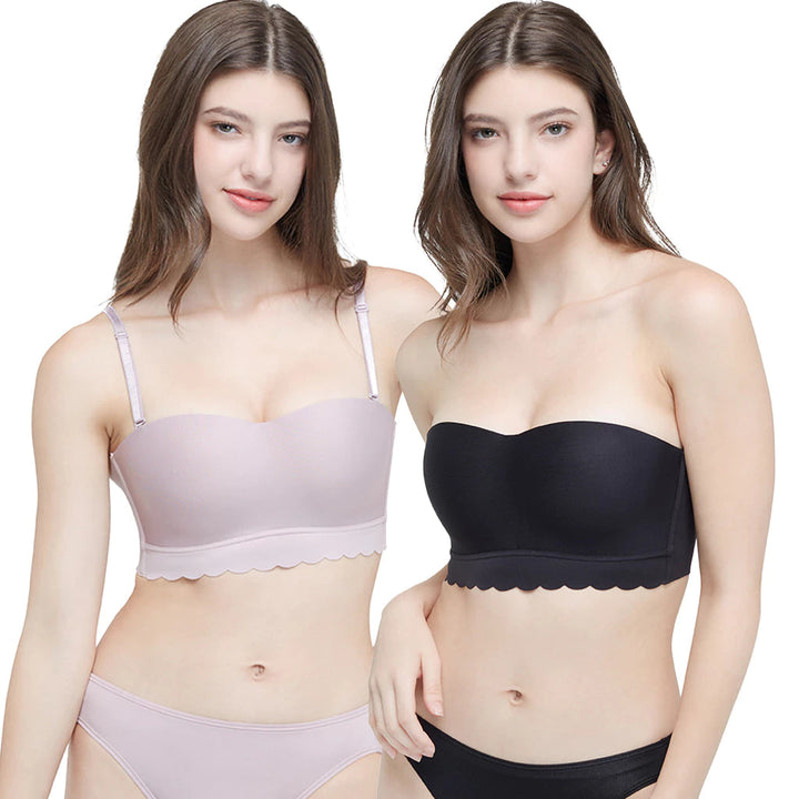 Wacoal Smart Size Bra บราเกาะอก ไร้โครง 1 Pack 2 pcs รุ่น WB3Y31/WB3231 Wacoal
