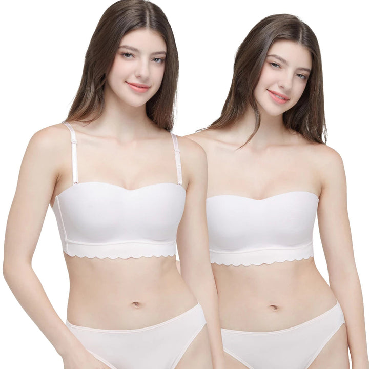 Wacoal Smart Size Bra บราเกาะอก ไร้โครง 1 Pack 2 pcs รุ่น WB3Y31/WB3231 Wacoal