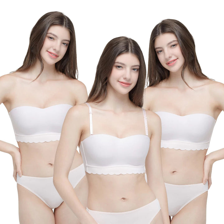 Wacoal Smart Size Body Bra บราเกาะอก ไร้โครง 1 Pack 3 pcs รุ่น WB3Y31/WB3331 Wacoal