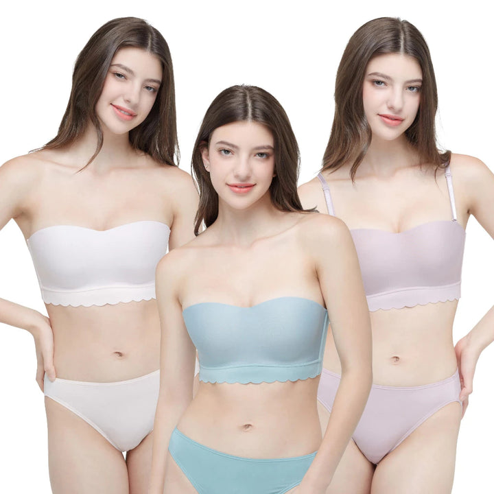 Wacoal Smart Size Body Bra บราเกาะอก ไร้โครง 1 Pack 3 pcs รุ่น WB3Y31/WB3331 Wacoal