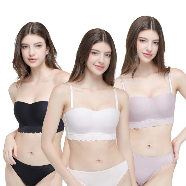 Wacoal Smart Size Body Bra บราเกาะอก ไร้โครง 1 Pack 3 pcs รุ่น WB3Y31/WB3331 Wacoal