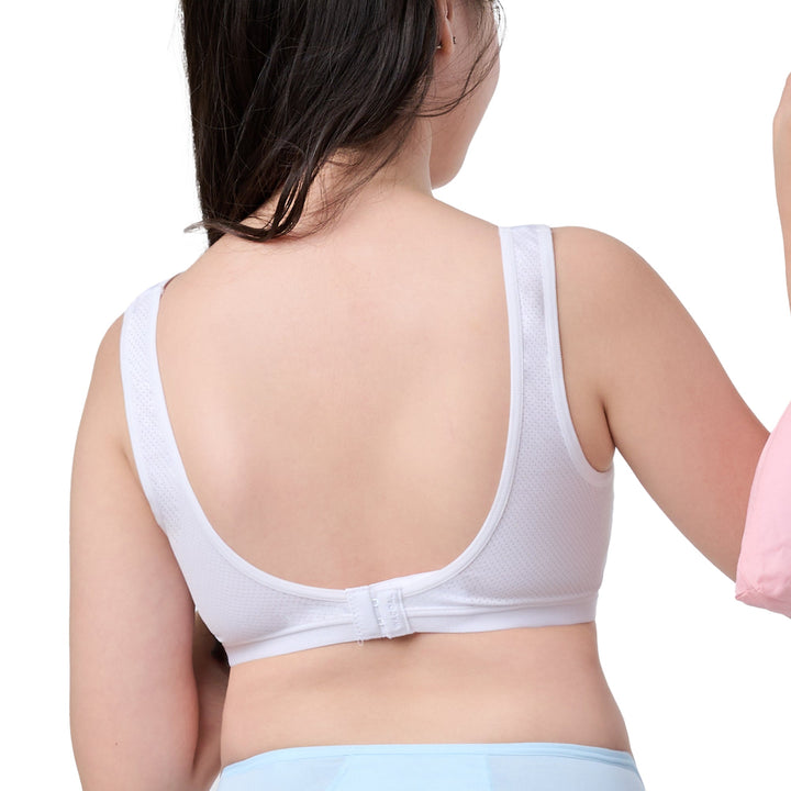 Wacoal Bloom Bra Step 3 ชุดชั้นในเด็ก บราไร้โครง 1 Pack 2 pcs รุ่น WB1P02 Wacoal