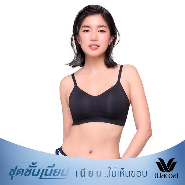 Wacoal ชุดชั้นเนียน บราไร้โครง Smartsize เสริมฟองน้ำ รุ่น MM1F06 Wacoal
