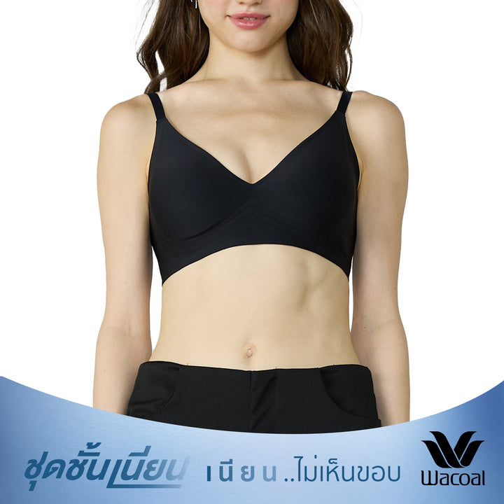 Wacoal Smart Size Body Bra บราเกาะอก ไร้โครง รุ่น WB3Y40 Wacoal