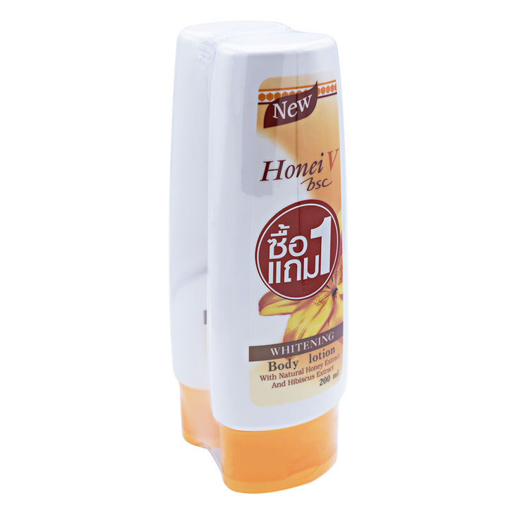 HONEI V BSC  WHITENING BODY LOTION DOUBLE PACK โลชั่นบำรุงผิวกาย ผิวกระจ่างใส เนียนนุ่ม น่าสัมผัส ICCSHOPPING