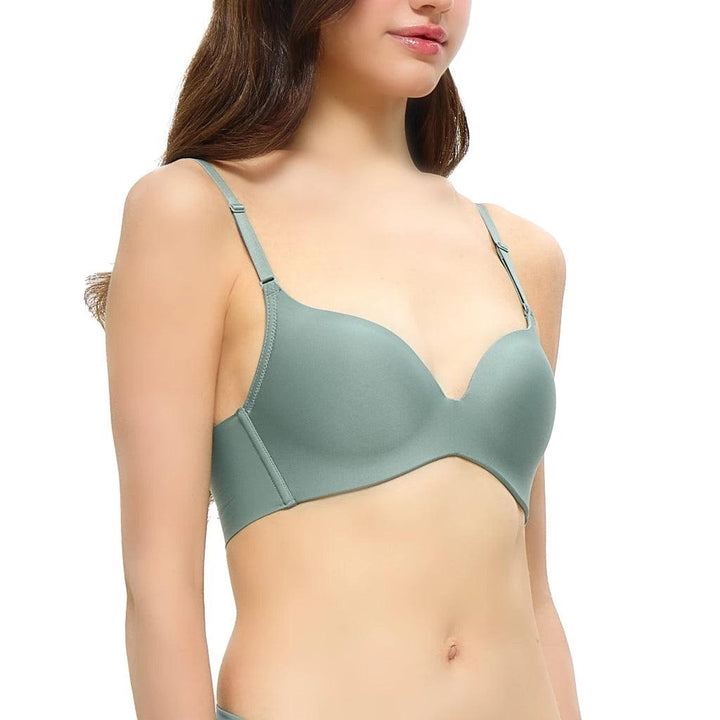 Wacoal Mood Travel Bra ชุดชั้นในวัยรุ่น บราม้วนได้ ไร้โครง รุ่น MM1E70