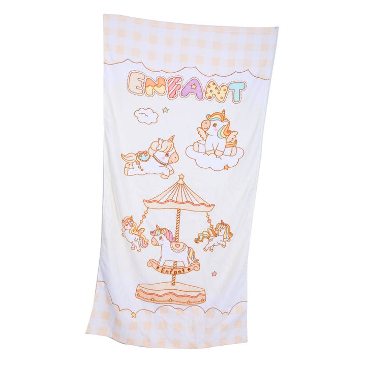 ENFANT (อองฟองต์) ผ้าขนหนู Enfant ผลิตจากผ้า Cotton 100% สีครีม ENFANT