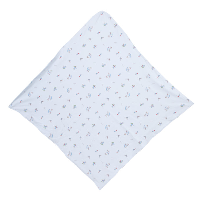 ENFANT (อองฟองต์) ผ้าห่ม ENFANT 30x40 นิ้ว ลายยูนิคอร์น สีฟ้า ENFANT