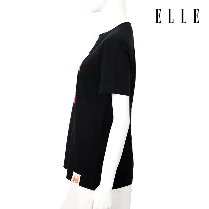 ELLE เสื้อยืด T-SHIRT ผ้า COTTON แขนสั้น ทรง BASIC สกรีนลายกราฟฟิค ELLE LIMITED EDITION COLLECTION ELLE 80 YEARS รุ่น W3K718 Elle