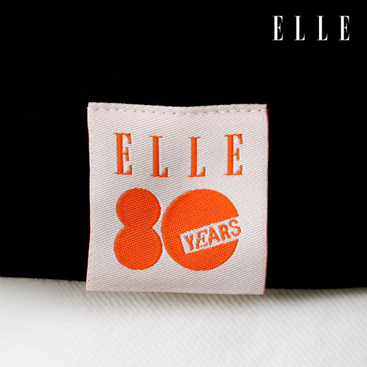 ELLE เสื้อยืด T-SHIRT ผ้า COTTON แขนสั้น ทรง BASIC สกรีนลายกราฟฟิค ELLE LIMITED EDITION COLLECTION ELLE 80 YEARS รุ่น W3K718 Elle