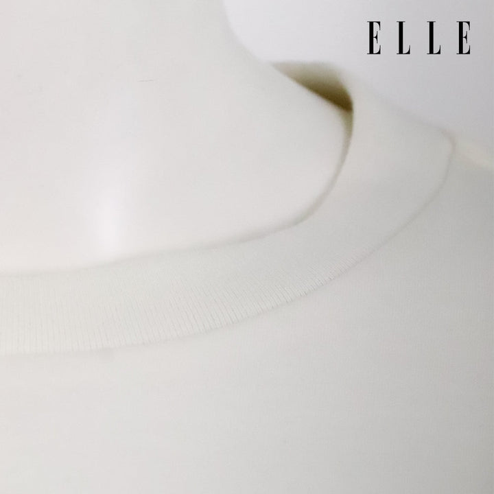 ELLE เสื้อยืด T-SHIRT ผ้า COTTON แขนสั้น ทรง BASIC สกรีนลายกราฟฟิค ELLE LIMITED EDITION COLLECTION ELLE 80 YEARS รุ่น W3K718 Elle