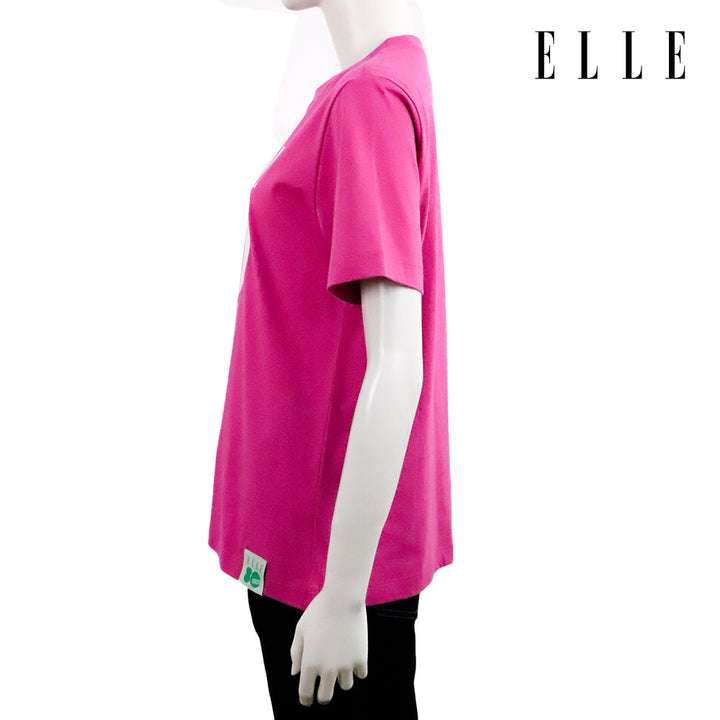 ELLE เสื้อยืด T-SHIRT ผ้า COTTON แขนสั้น ทรง BASIC สกรีนลายกราฟฟิค ELLE LIMITED EDITION COLLECTION ELLE 80 YEARS รุ่น W3K720 ELLE