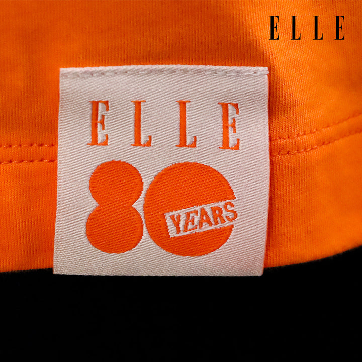 ELLE เสื้อยืด T-SHIRT ผ้า COTTON แขนสั้น ทรง BASIC สกรีนลายกราฟฟิค ELLE LIMITED EDITION COLLECTION ELLE 80 YEARS รุ่น W3K720 ELLE