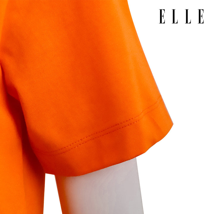 ELLE เสื้อยืด T-SHIRT ผ้า COTTON แขนสั้น ทรง BASIC สกรีนลายกราฟฟิค ELLE LIMITED EDITION COLLECTION ELLE 80 YEARS รุ่น W3K720 ELLE