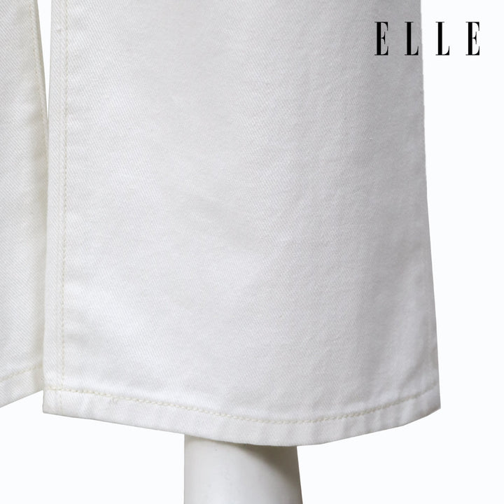 ELLE กางเกงยีนส์ขายาว ผ้า COTTON SPANDEX ทรงขากระบอก รุ่น W3L711 ELLE