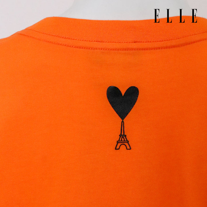 ELLE เสื้อยืด T-SHIRT ผ้า COTTON แขนสั้น ทรง CROP สกรีนลายกราฟฟิค ELLE LIMITED EDITION COLLECTION ELLE 80 YEARS รุ่น W3K723 ELLE