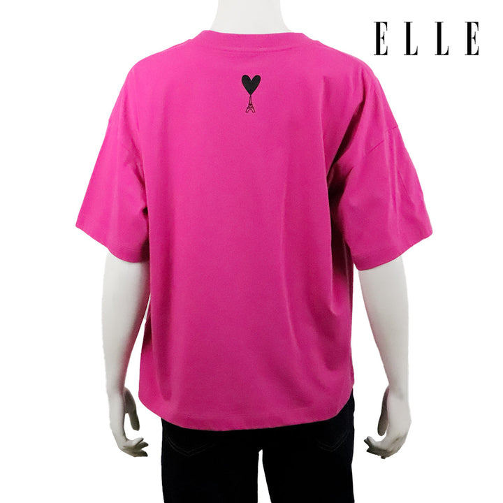 ELLE เสื้อยืด T-SHIRT ผ้า COTTON แขนสั้น ทรง CROP สกรีนลายกราฟฟิค ELLE LIMITED EDITION COLLECTION ELLE 80 YEARS รุ่น W3K723 ELLE