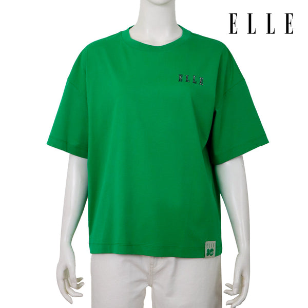 ELLE เสื้อยืด T-SHIRT ผ้า COTTON แขนสั้น ทรง CROP สกรีนลายกราฟฟิค ELLE LIMITED EDITION COLLECTION ELLE 80 YEARS รุ่น W3K723 ELLE