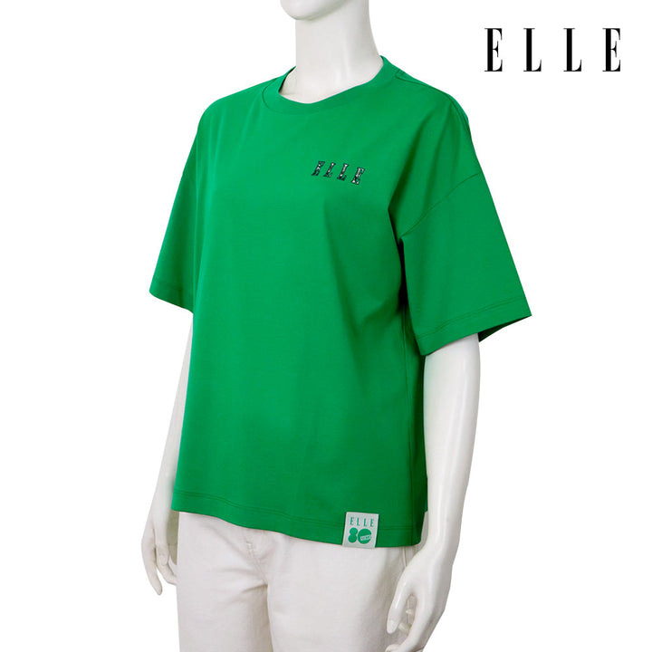 ELLE เสื้อยืด T-SHIRT ผ้า COTTON แขนสั้น ทรง CROP สกรีนลายกราฟฟิค ELLE LIMITED EDITION COLLECTION ELLE 80 YEARS รุ่น W3K723 ELLE