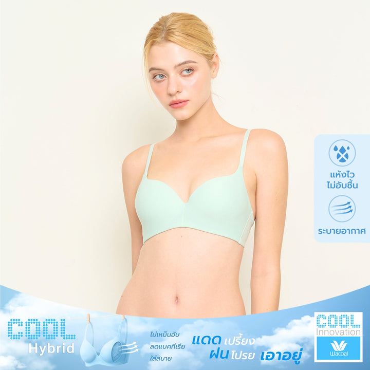 Wacoal Cool Innovation บราไร้โครง ฟองน้ำบาง 10 มิล รุ่น WB5X90 Wacoal