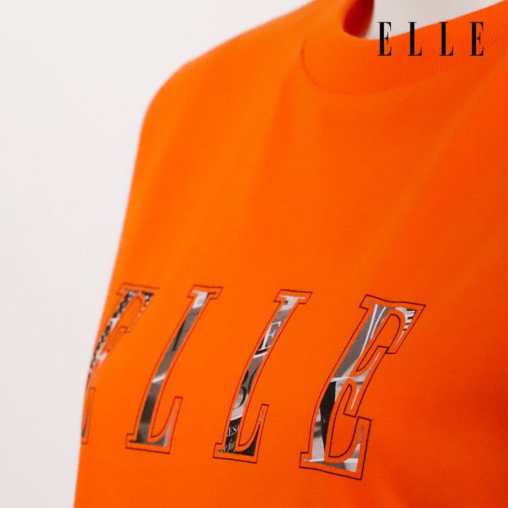 ELLE เสื้อยืด T-SHIRT ผ้า COTTON แขนสั้น ทรง BASIC สกรีนลายกราฟฟิค ELLE LIMITED EDITION COLLECTION ELLE 80 YEARS รุ่น W3K721 ELLE