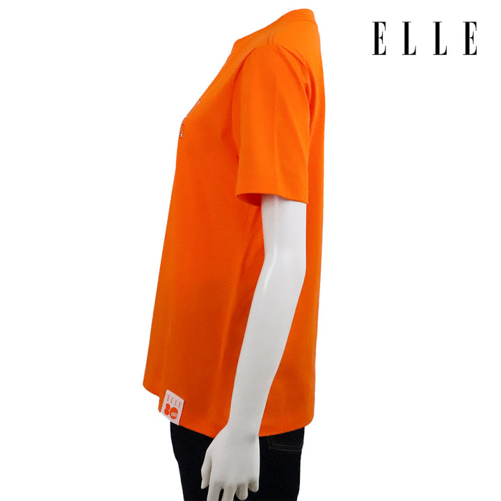 ELLE เสื้อยืด T-SHIRT ผ้า COTTON แขนสั้น ทรง BASIC สกรีนลายกราฟฟิค ELLE LIMITED EDITION COLLECTION ELLE 80 YEARS รุ่น W3K721 ELLE