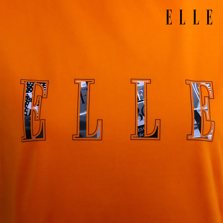 ELLE เสื้อยืด T-SHIRT ผ้า COTTON แขนสั้น ทรง BASIC สกรีนลายกราฟฟิค ELLE LIMITED EDITION COLLECTION ELLE 80 YEARS รุ่น W3K721 ELLE