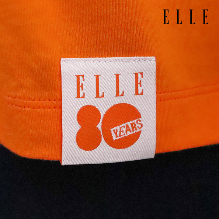 ELLE เสื้อยืด T-SHIRT ผ้า COTTON แขนสั้น ทรง BASIC สกรีนลายกราฟฟิค ELLE LIMITED EDITION COLLECTION ELLE 80 YEARS รุ่น W3K721 ELLE