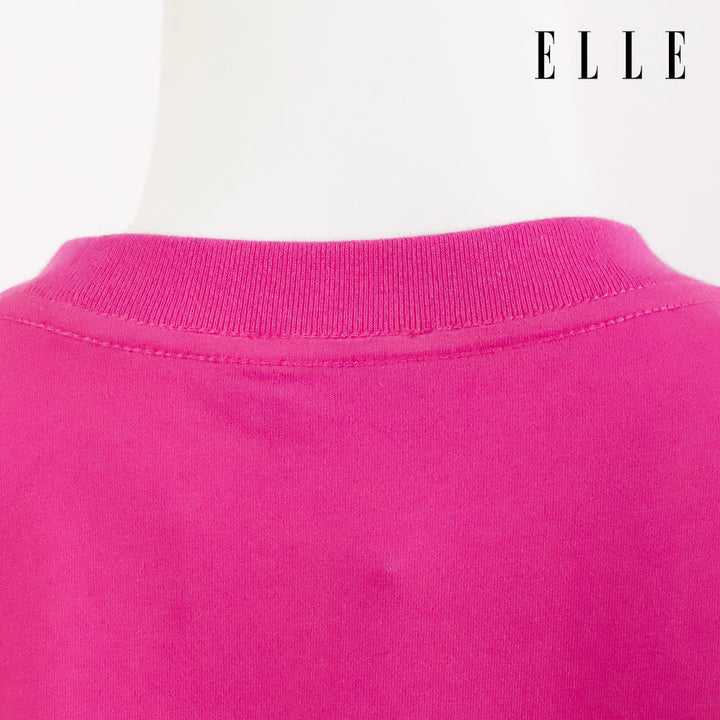 ELLE เสื้อยืด T-SHIRT ผ้า COTTON แขนสั้น ทรง BASIC สกรีนลายกราฟฟิค ELLE LIMITED EDITION COLLECTION ELLE 80 YEARS รุ่น W3K721 ELLE