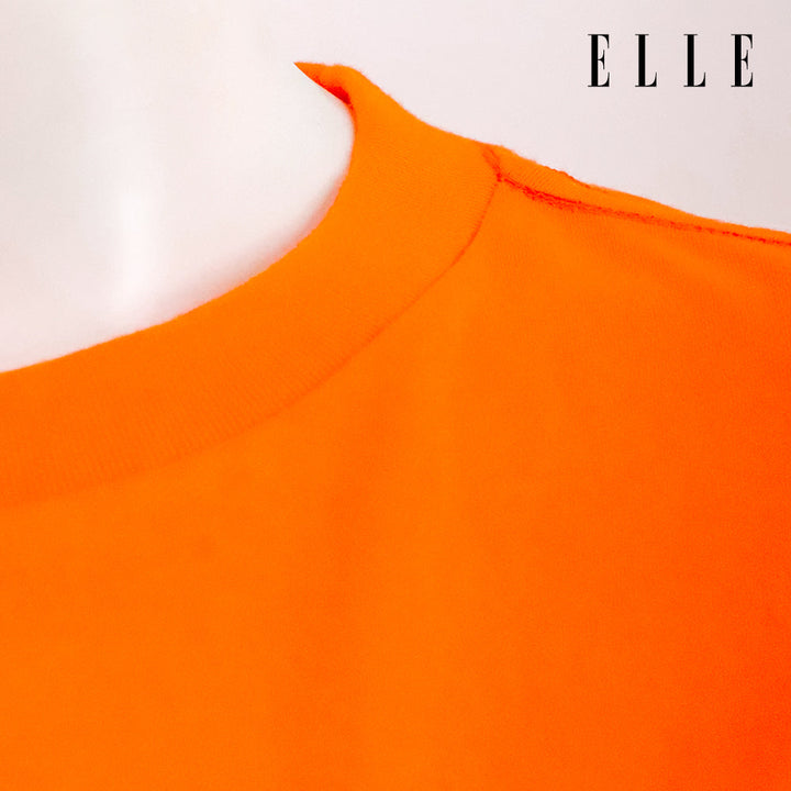 ELLE เสื้อยืด T-SHIRT ผ้า COTTON แขนสั้น ทรง BASIC สกรีนลายกราฟฟิค ELLE LIMITED EDITION COLLECTION ELLE 80 YEARS รุ่น W3K721 ELLE