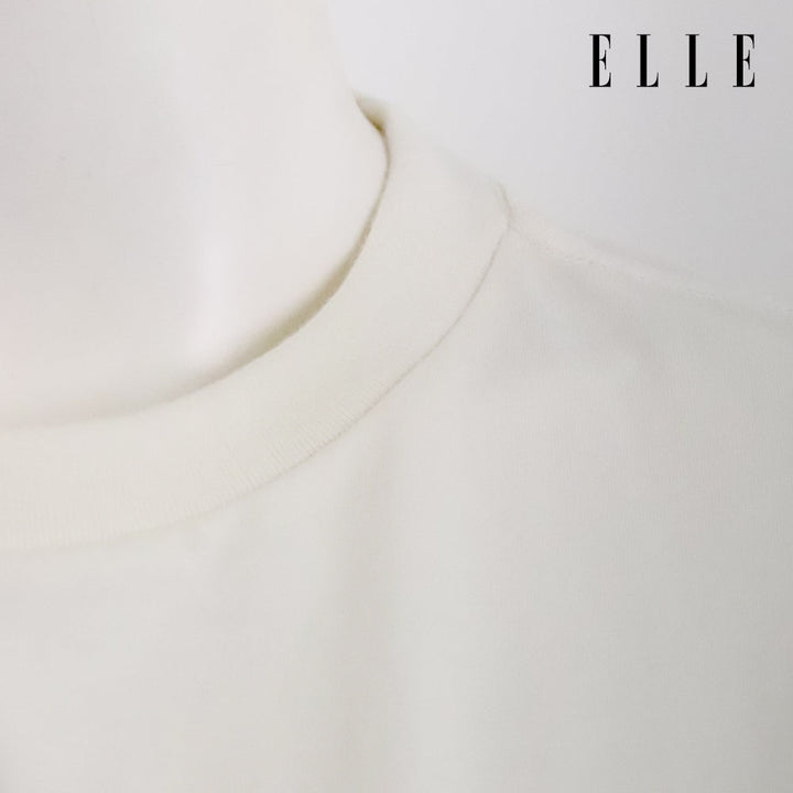 ELLE เสื้อยืด T-SHIRT ผ้า COTTON แขนสั้น ทรง BASIC สกรีนลายกราฟฟิค ELLE LIMITED EDITION COLLECTION ELLE 80 YEARS รุ่น W3K721 ELLE