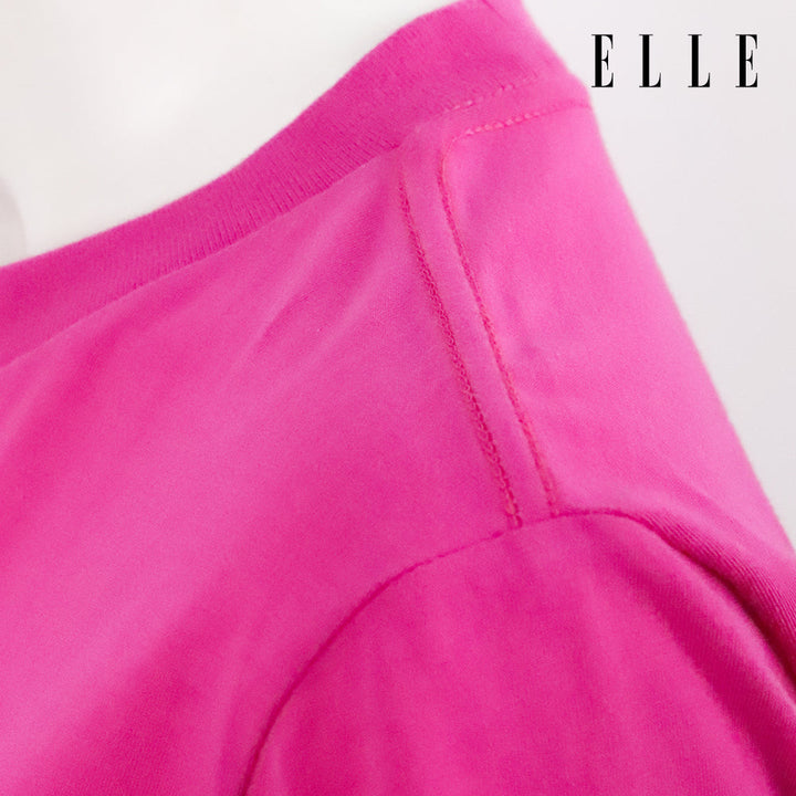 ELLE เสื้อยืด T-SHIRT ผ้า COTTON แขนสั้น ทรง BASIC สกรีนลายกราฟฟิค ELLE LIMITED EDITION COLLECTION ELLE 80 YEARS รุ่น W3K721 ELLE
