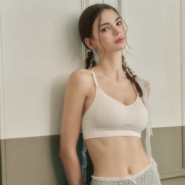 Wacoal Mood Comfy Bra ชุดชั้นในวัยรุ่น บราไร้โครง รุ่น MM1Y14 Wacoal
