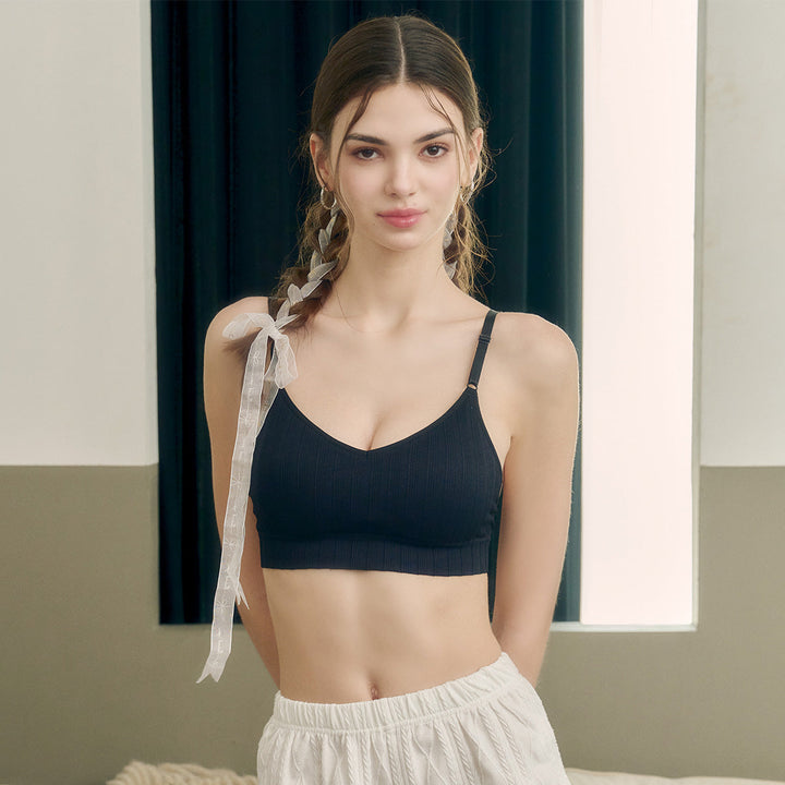 Wacoal Mood Comfy Bra ชุดชั้นในวัยรุ่น บราไร้โครง รุ่น MM1Y14 Wacoal
