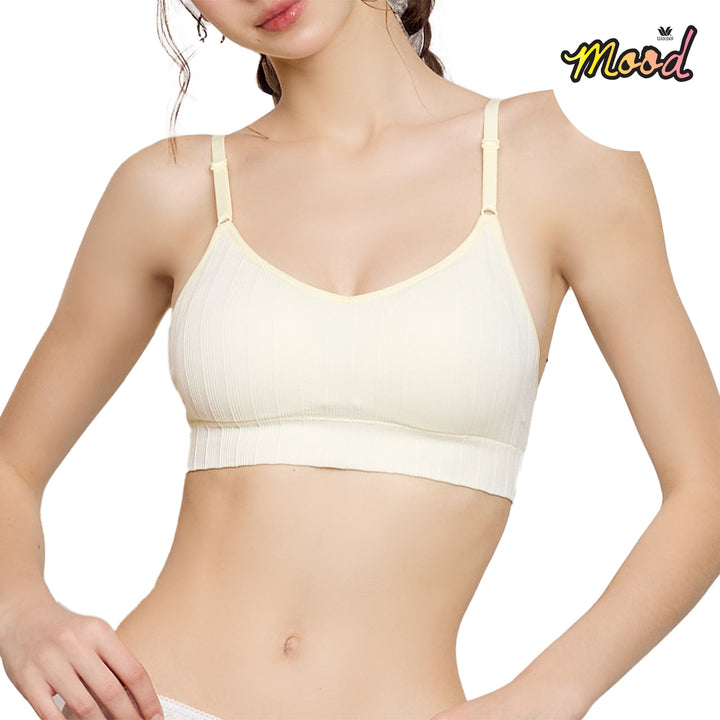 Wacoal Mood Comfy Bra ชุดชั้นในวัยรุ่น บราไร้โครง รุ่น MM1Y14 Wacoal