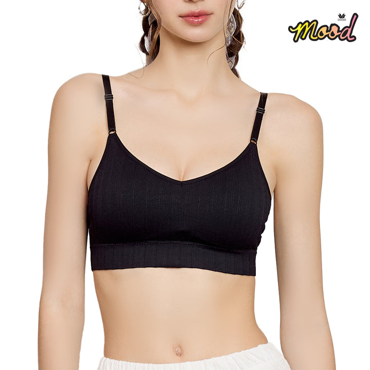 Wacoal Mood Comfy Bra ชุดชั้นในวัยรุ่น บราไร้โครง รุ่น MM1Y14 Wacoal