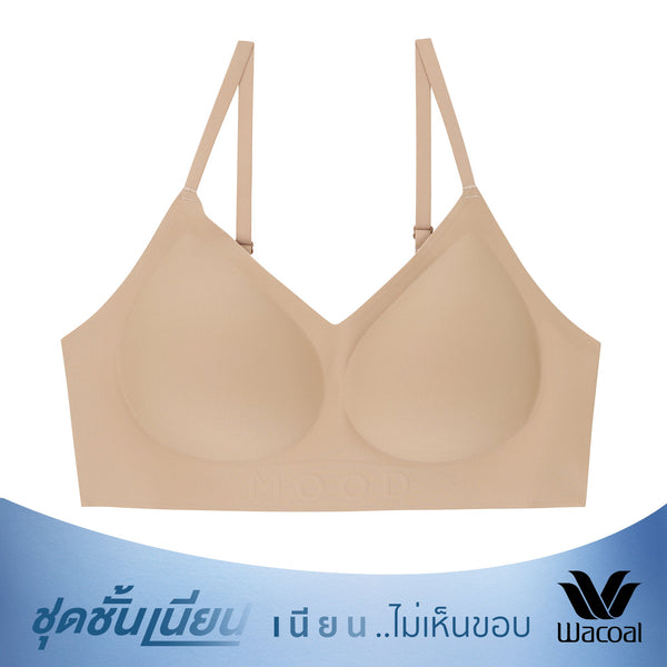 Wacoal Mood ชุดชั้นเนียน บราไร้โครง รุ่น MM1Y18 Wacoal