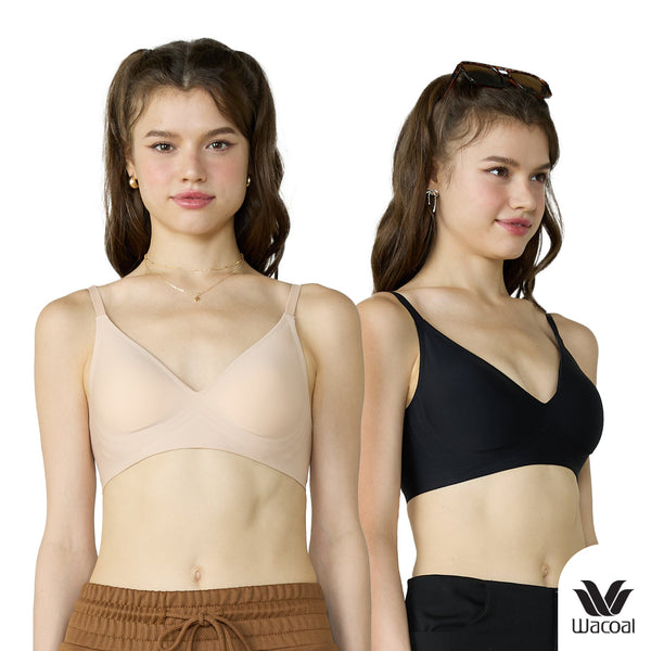 Wacoal Smart Size Bra บราเกาะอก ไร้โครง 1 Pack 2 pcs รุ่น WB3Y40/WB3240 Wacoal