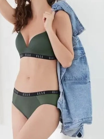 ELLE lingerie บราเต้าเรียบแบบไร้โครง และ ไร้ตะเข็บ (Seamless Bra) รุ่น- LB8730 