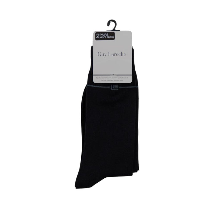 Guy Laroche ถุงเท้าข้อยาว สีดำ Free Size แพ็ค 2 คู่	 (JSB1995W4BLP2) ICCSHOPPING
