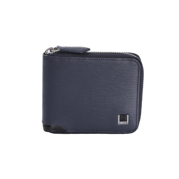 Guy Laroche กระเป๋าสตางค์พับสั้น ซิปรอบ รุ่น MGW0652ZW5 - สีกรมท่า Guy Laroche