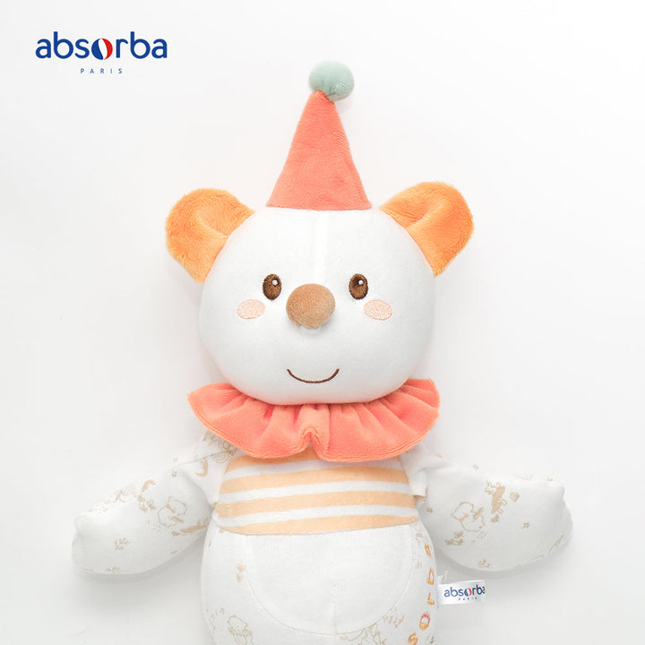 แอ็บซอร์บา ตุ๊กตาพี่หมี สีส้ม คอลเลคชั่น Happiness เหมาะสำหรับเด็กแรกเกิดขึ้นไป ICCSHOPPING