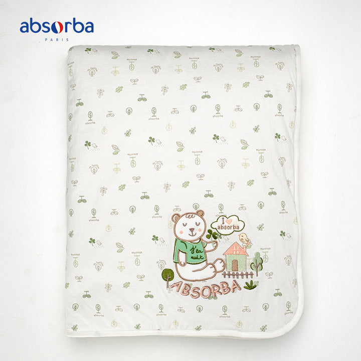 จำหน่ายเฉพาะออนไลน์ - แอ็บซอร์บา ผ้าห่มเด็กแรกเกิด ขนาด 31x41 นิ้ว มี 2 ลายให้เลือก ICCSHOPPING