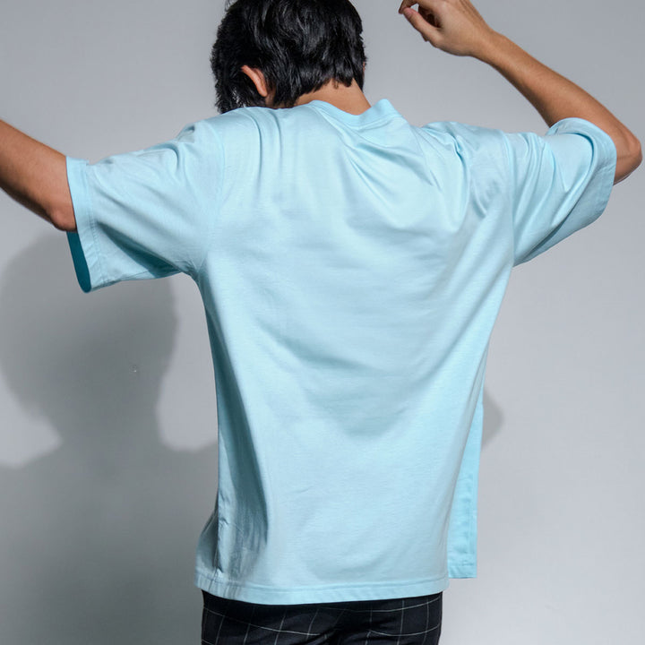 era-won เสื้อยืด Oversize T-Shirt สี Light Blue 